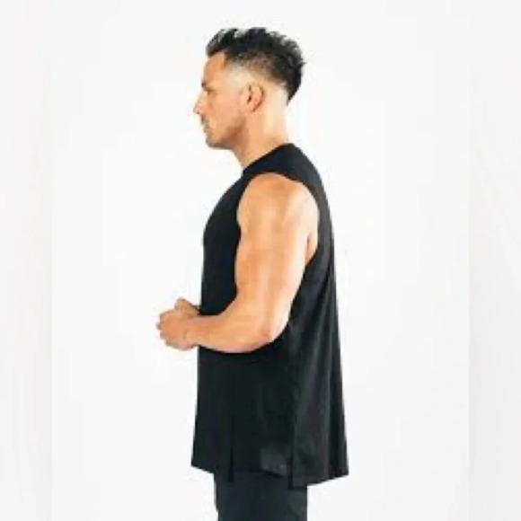 ALPHALETE NWT PREMIUM STEPPED HEM CUTOFF TANK SIZE SMALL - Picture 3 of 6